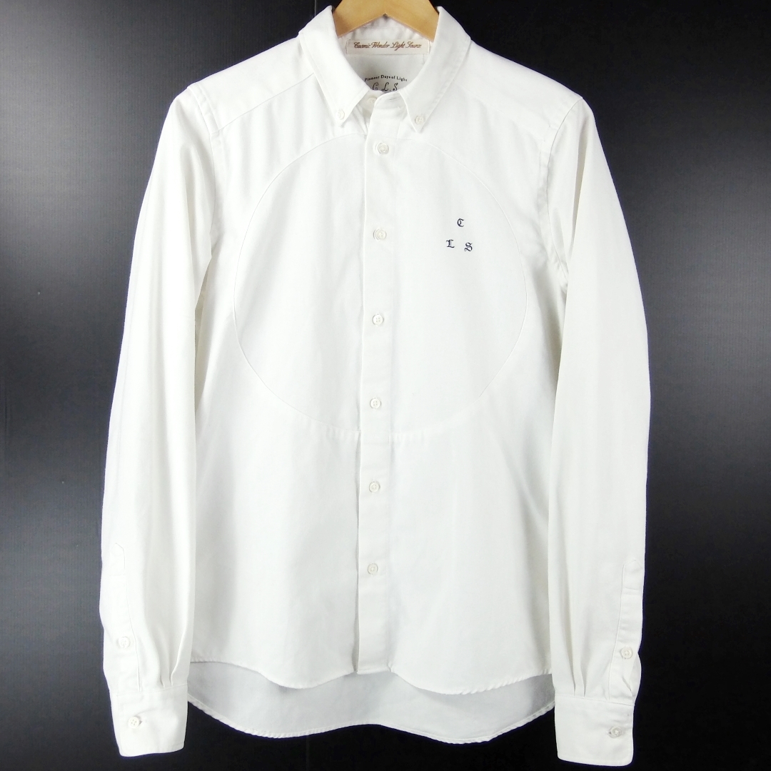 #COSMIC WONDER Light Source Cosmic Wonder / made in Japan / men's / embroidery entering Circle si-m button down shirt size 4 / tops 