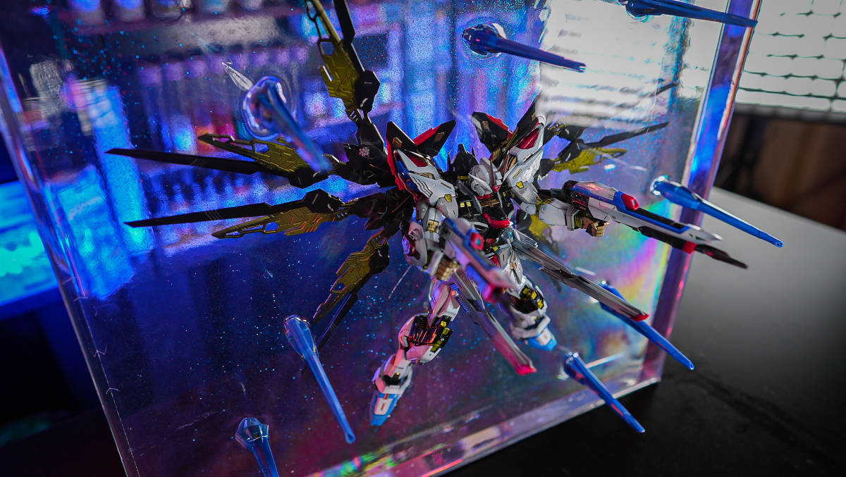 MGEXストライクフリーダムガンダム 3Dレジンアートの画像4