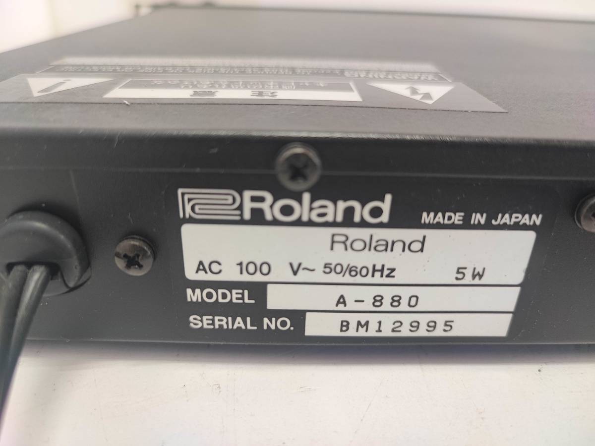 Roland / ローランド / MIDIパッチャー / パッチベイ / ミキサー / A-880 _画像4