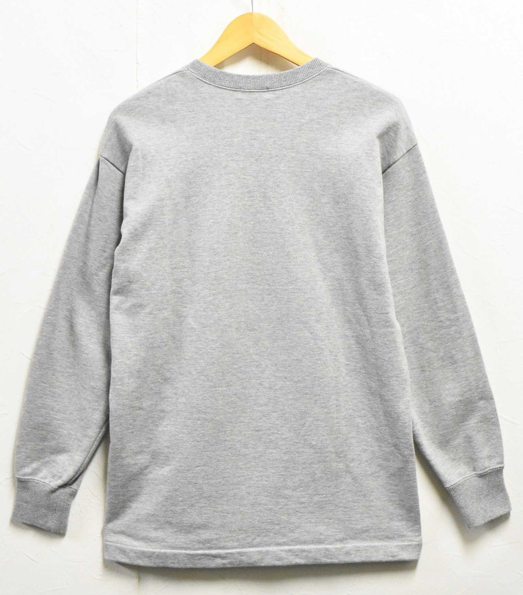  Vintage 1990 period made in Japan com *te* Garcon Homme pull over sweat Heather gray men's M corresponding (32298