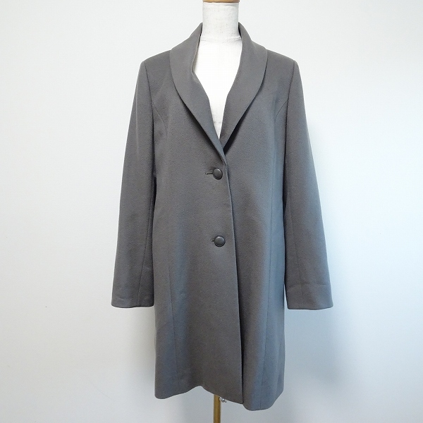 公式ショップ】 グレー系 9 コート Leilian レリアン #wnc カシミア