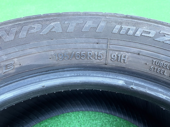 23013013　　中古タイヤ　◎◎TOYO　TRANPATH　MPZ◎◎　195/65R15　91H　21年製　4本_画像7