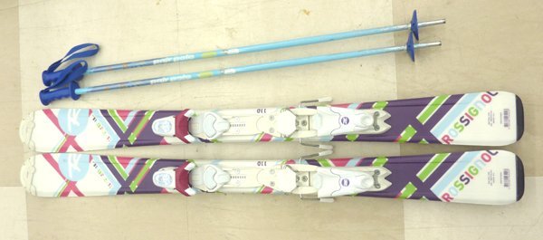 3年保証』 Rossignol/ロシニョール スキー板 108cm RACJY04 ストック