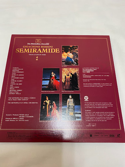 LDロッシーニ『セミラーミデ（Semiramide）』コンロン、メトロポリタン_画像2