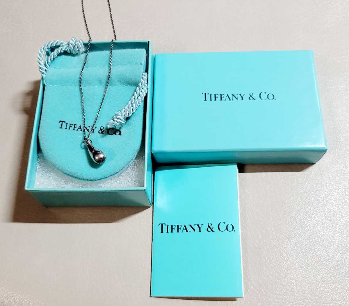 TIFFANY&Coティファニー ネックレス ティアドロップ エルサ