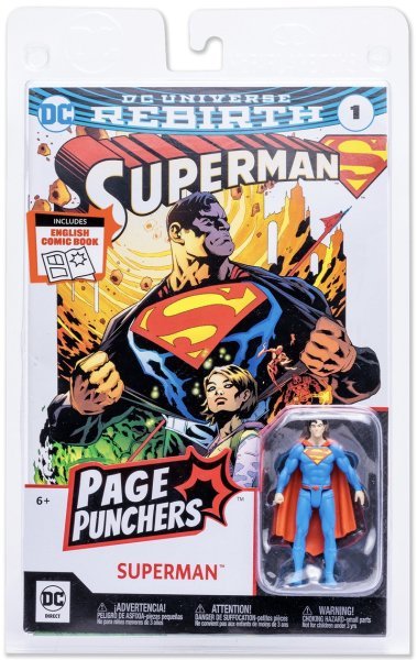 mak fur Len toys Superman comics & figure set McFARLANE TOYS DC SUPERMAN BATMAN Batman Ame toy American Comics 
