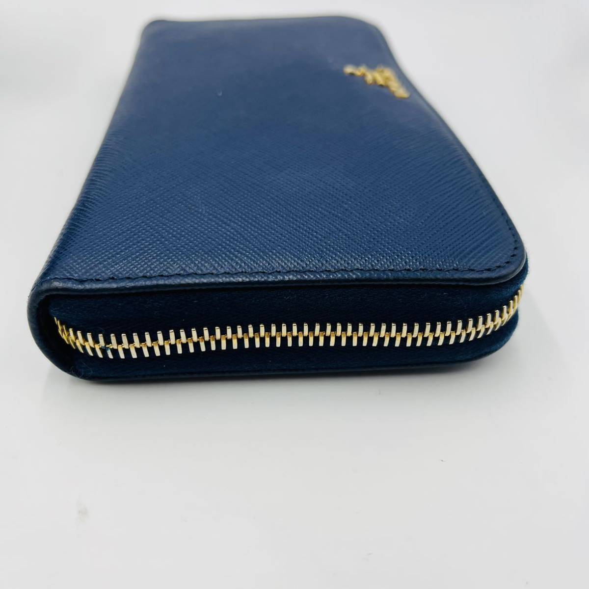 激安通販 PRADA プラダ メンズ 長財布 ウォレット 紺色 egypticf