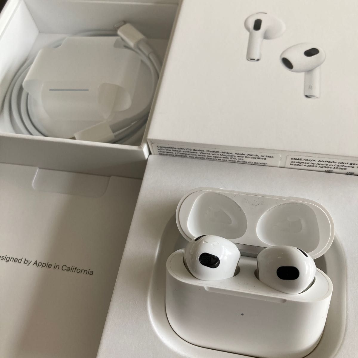 Apple正規品 airpods 第3世代 動作確認済 箱付属品有