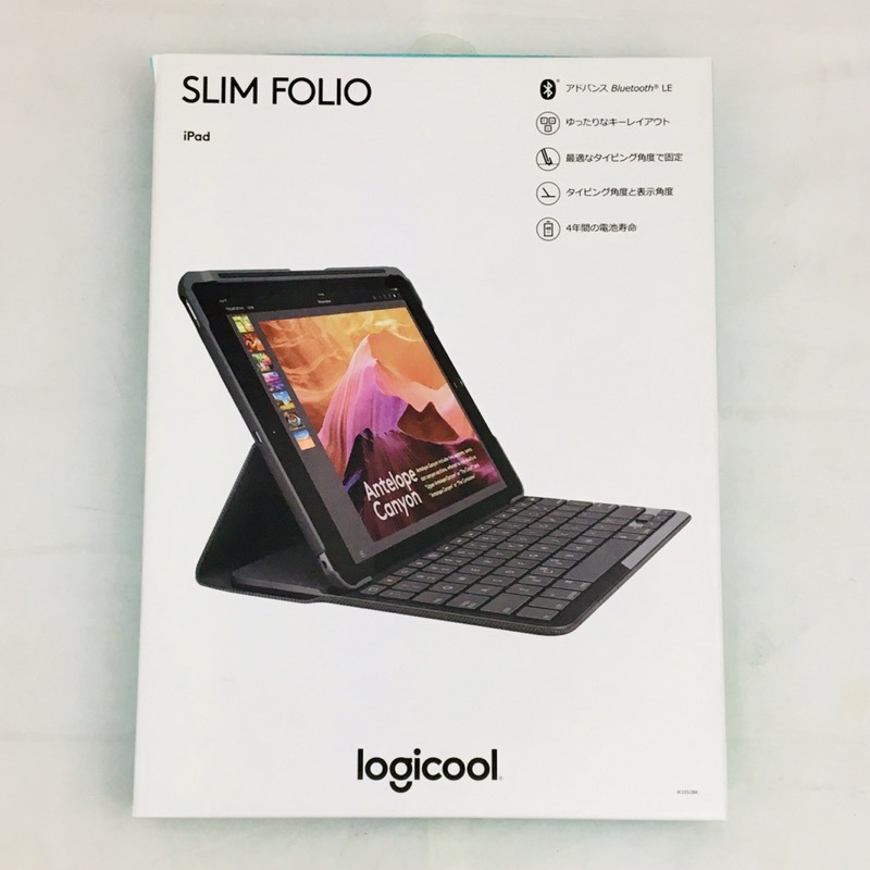 LOGICOOL キーボード1体型保護ケース iPad 第5世代 iK1052BK_画像1