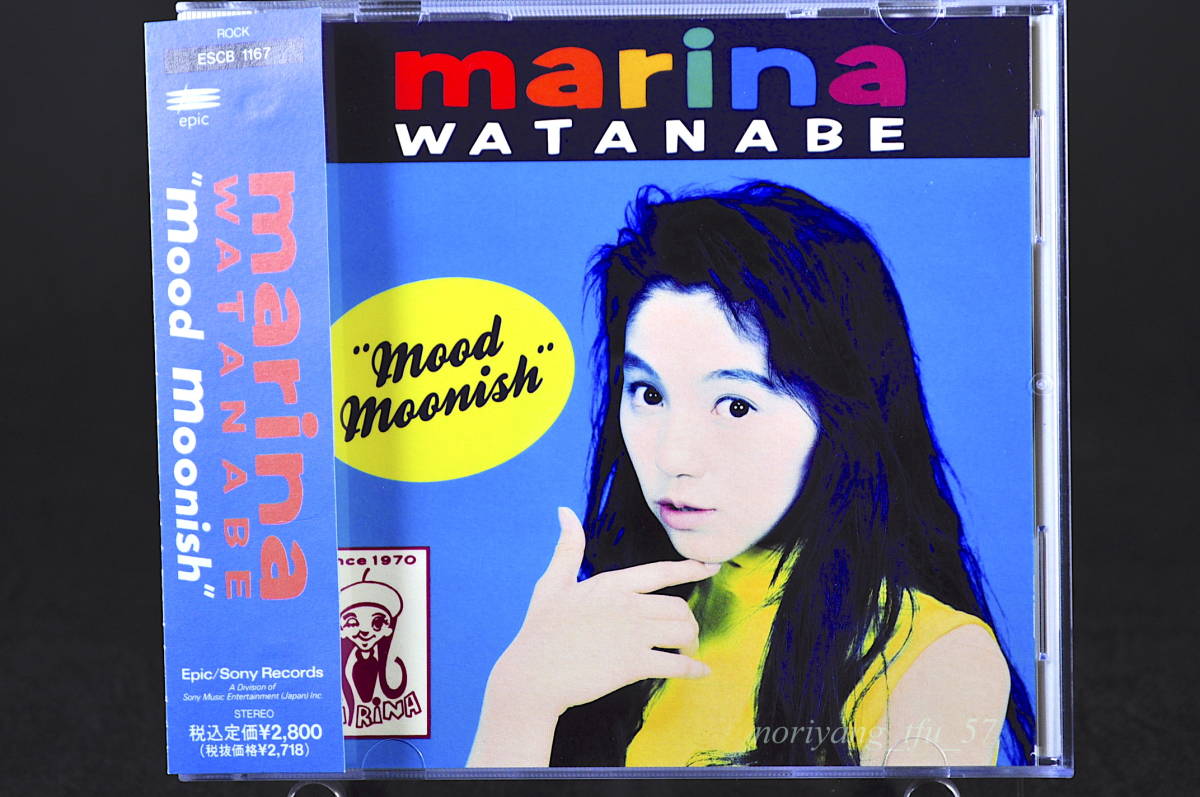  с лентой снят с производства * Watanabe Marina MOOD MOONISH /m-do*m-nishumarina watanabe #91 год запись все 11 искривление сбор CD альбом ESCB-1167 прекрасный товар 