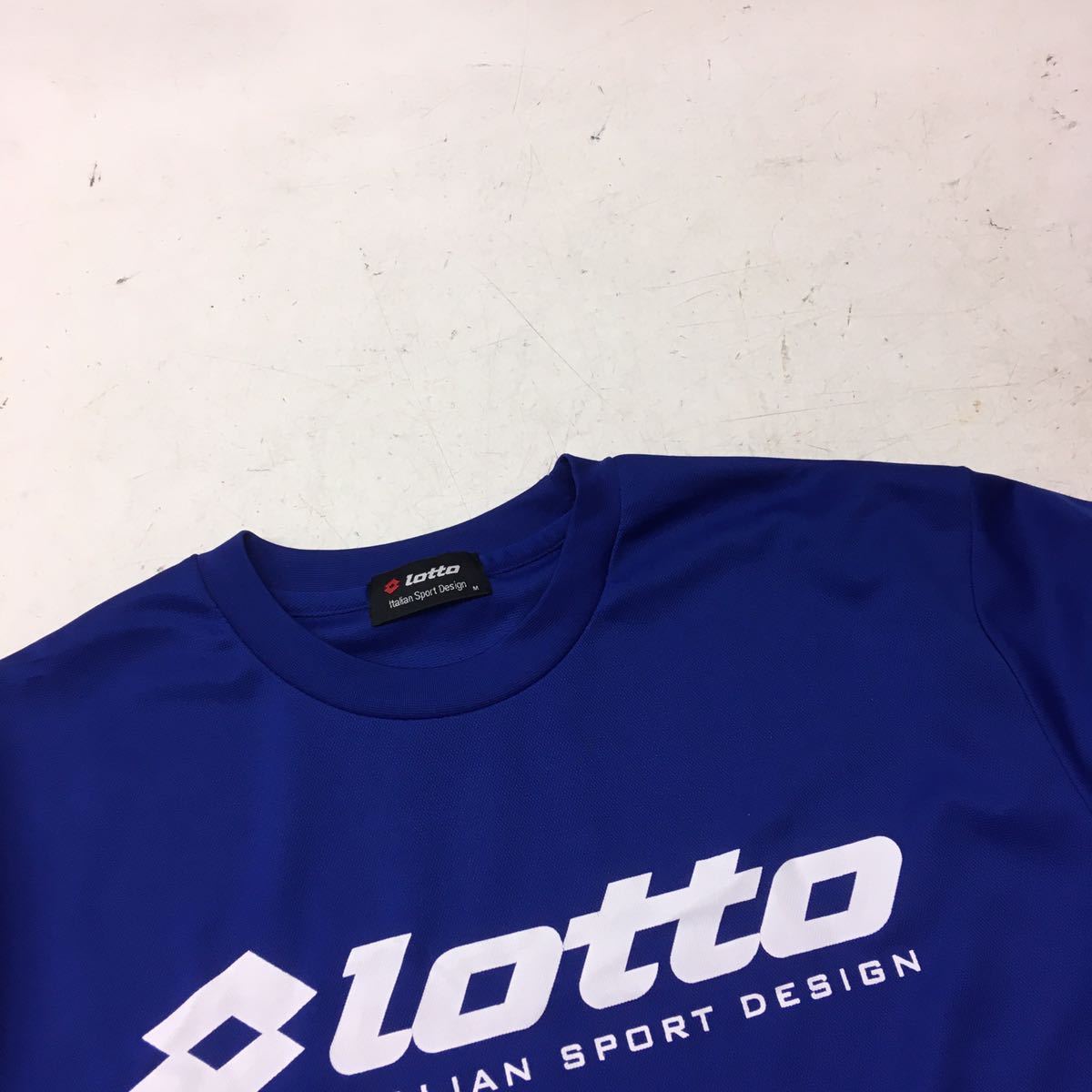 送料無料★lotto ロット★半袖Tシャツ トップス★Mサイズ★青#50116sj150_画像2