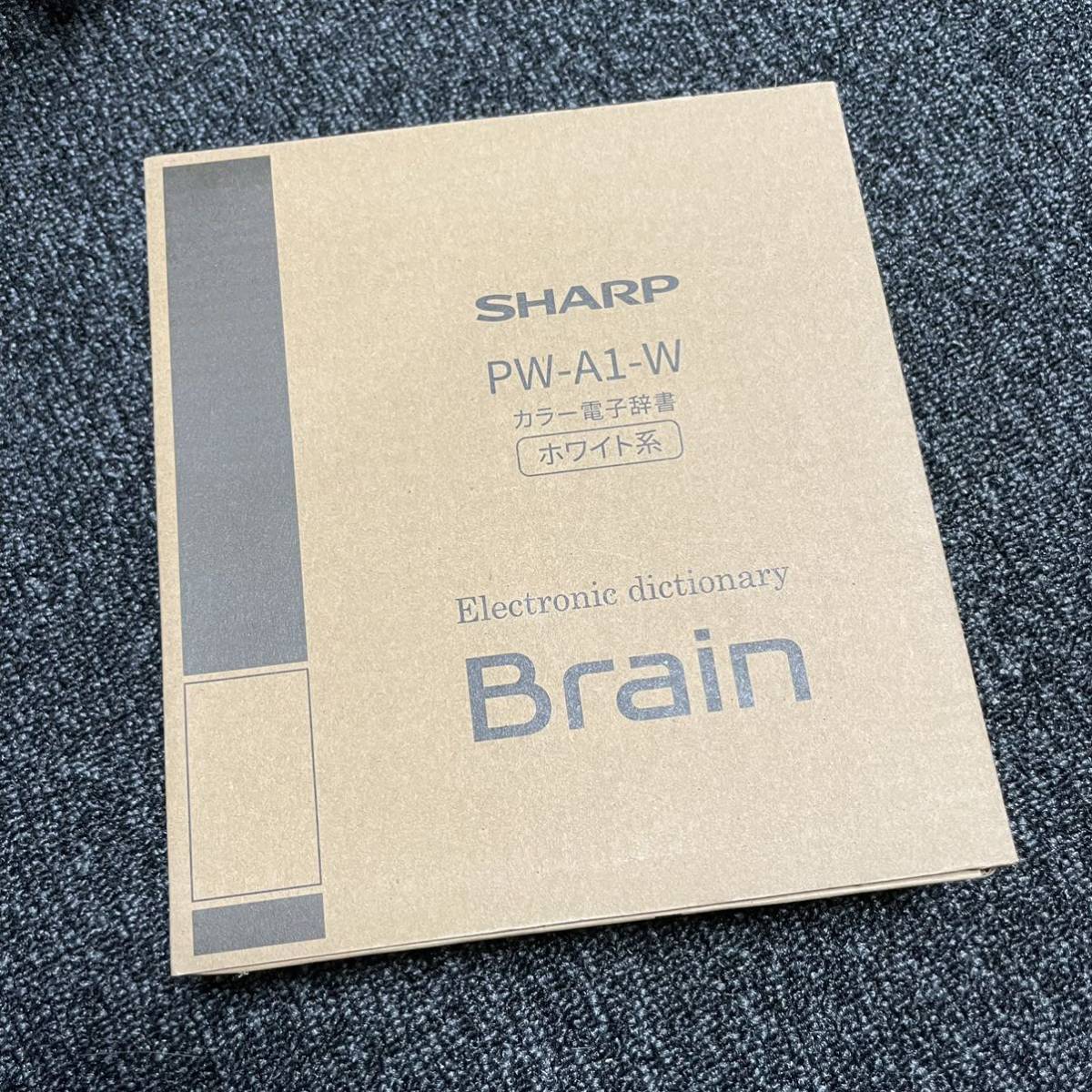 ☆日本の職人技☆ シャープ PW-A1-W カラー電子辞書 Brain 生活教養