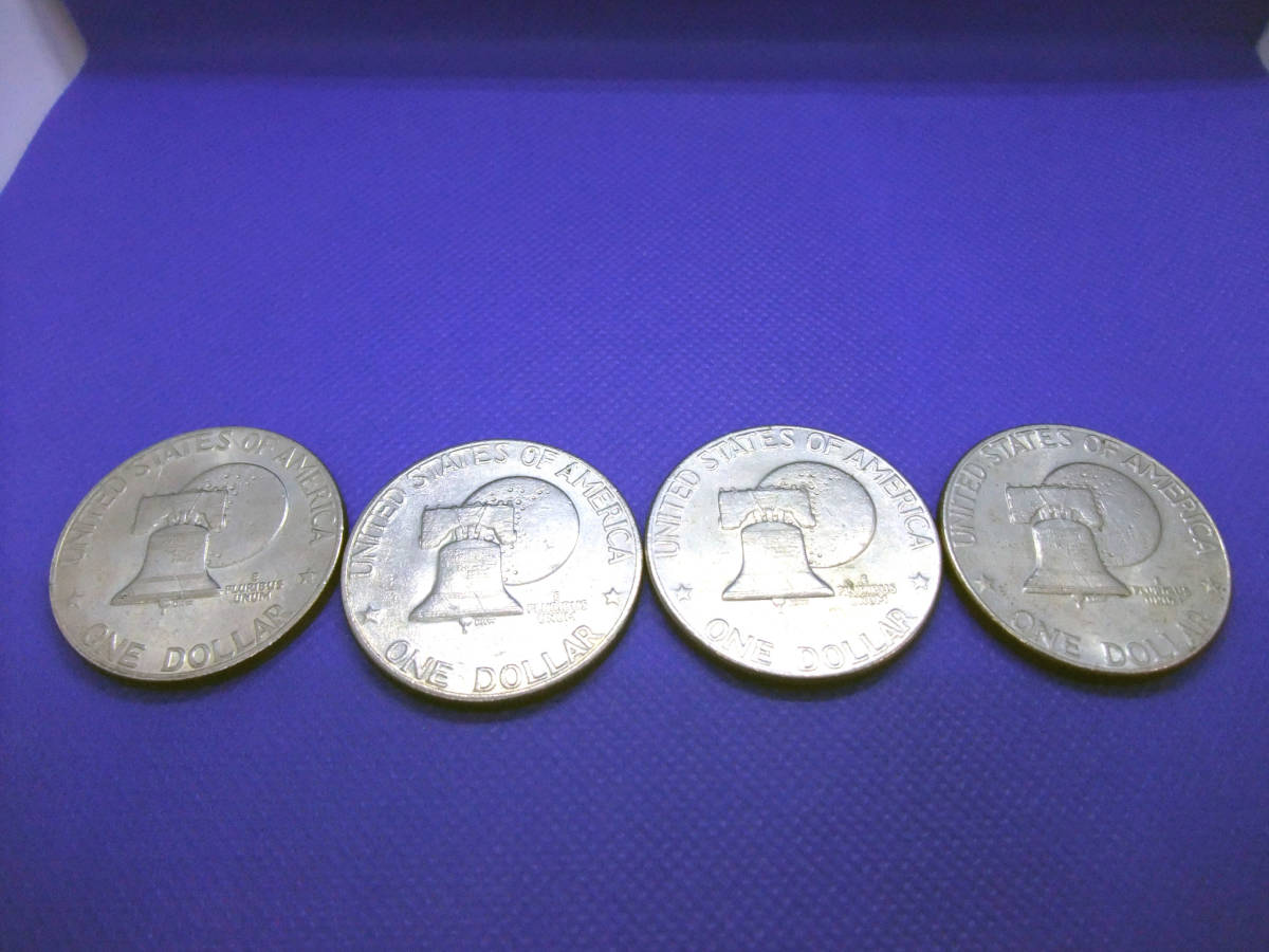 ◆USA アメリカ 1ドル 1974年 1776・1976年 リバティコイン 硬貨 7枚 合計7ドルの画像6