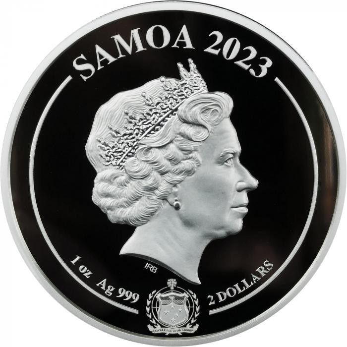 経典ブランド 英国 2022年 神話と伝説.リトルジョン 純銀1oz 銀貨