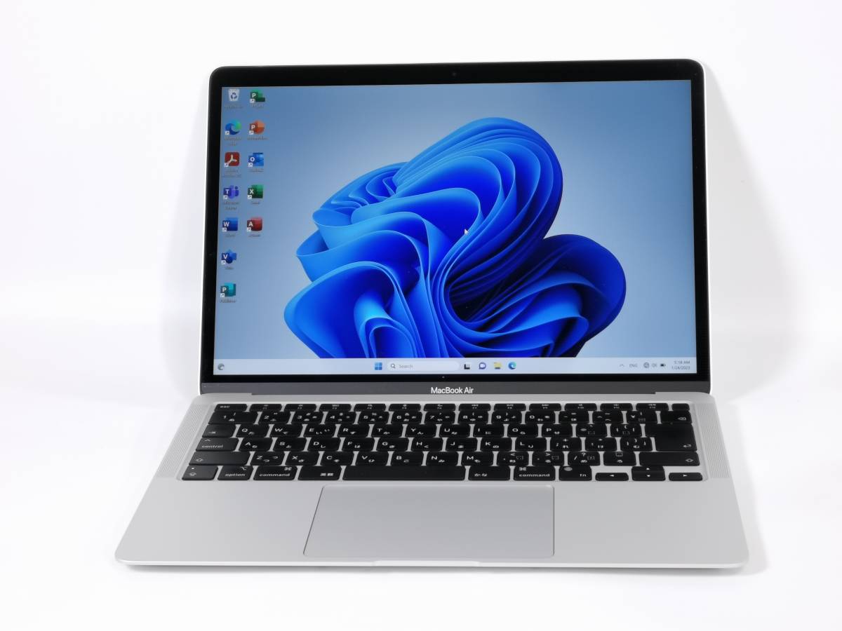 MacBookAir 2020年モデル Windows11/office2021-