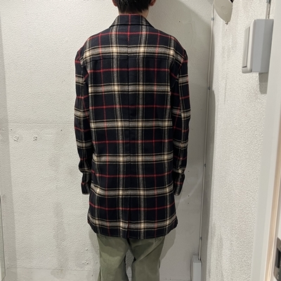 incarnation インカネーション 32587-5270 CHECK BALMACAAN COAT コート　SIZE L　179cm63kg【表参道t01】_画像4