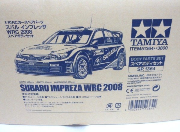 贅沢屋の タミヤ 1 10RC スバル インプレッサ WRC ステッカー16