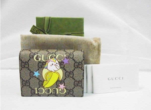 魅了 GUCCI グッチ ばなにゃ 二つ折り財布 agapeeurope.org