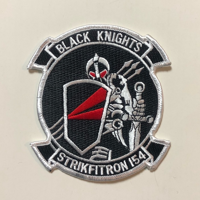 米海軍 VFA-154 "BLACK KNIGHTS" スコードロンパッチ_画像1
