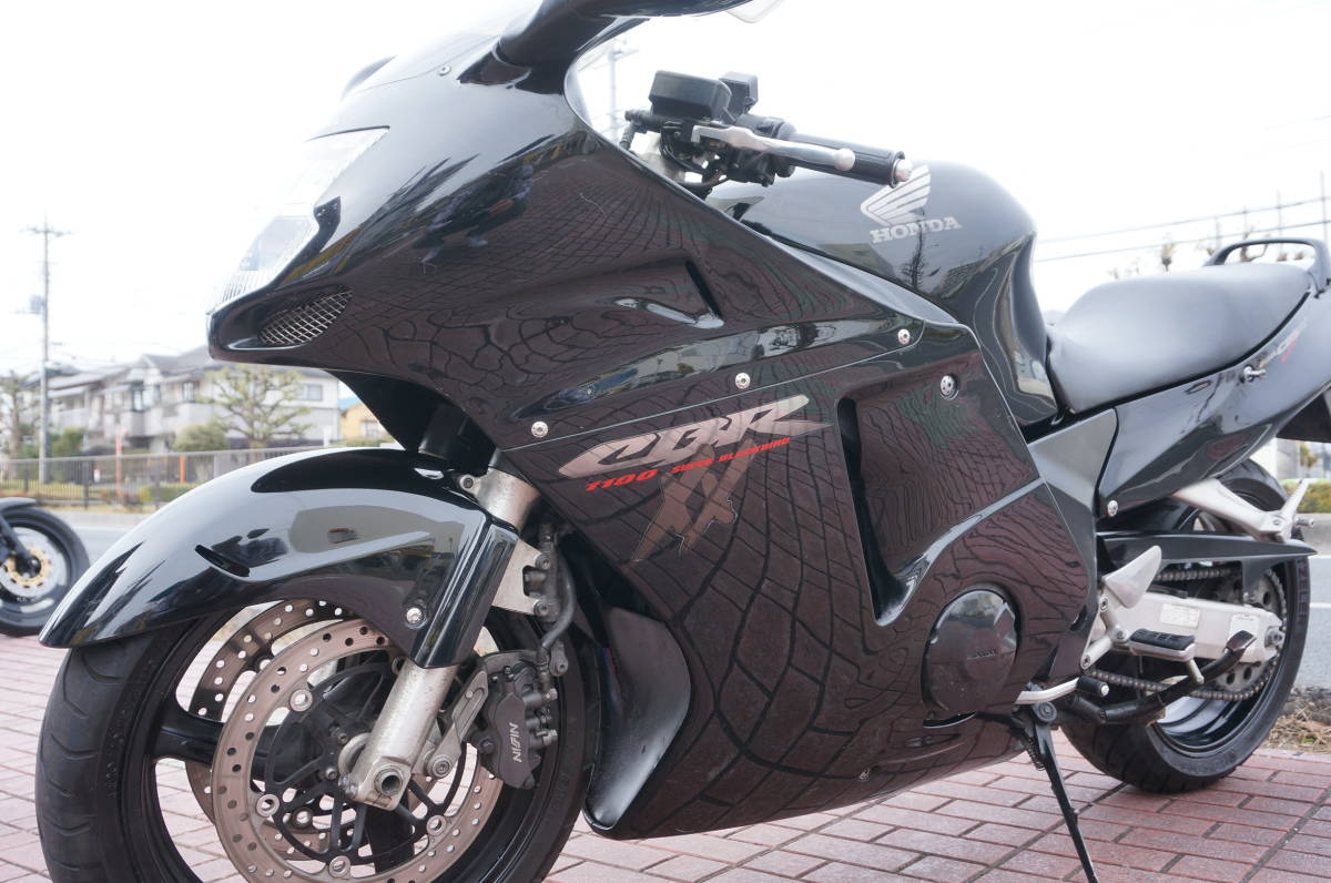 ◆◇配送のみ!! 在庫セール!! 逆車!! ブラックバード CBR 1100XX モリワキZEROマフラー付!! 快調な走り!! 埼玉～関東近県即日自社配送可!!の画像8