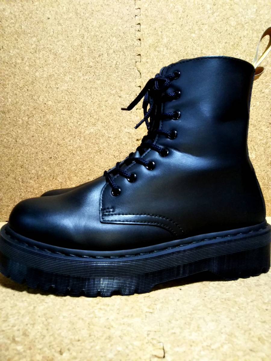 【Dr.MARTENS】ドクターマーチン ヴィーガン ジェイドン II モノ 8ホールブーツ UK9 (28cm ) VEGAN JADON II MONO 厚底【極美品】_画像3