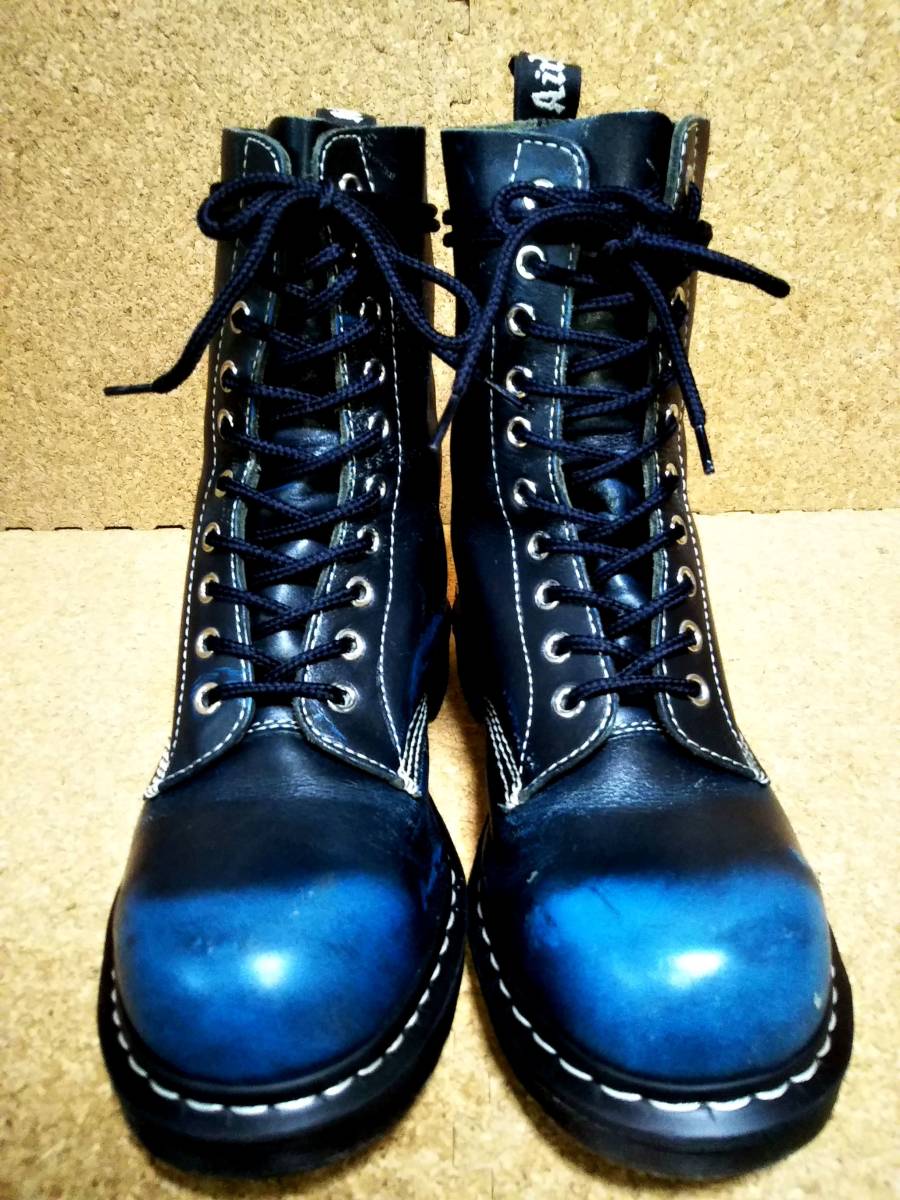 【Dr.MARTENS】ドクターマーチン 1919 スチールトゥ10ホールブーツ UK7 (26cm ) 限定品 g-dragon BIGBANG 希少激レア【良品】_画像9