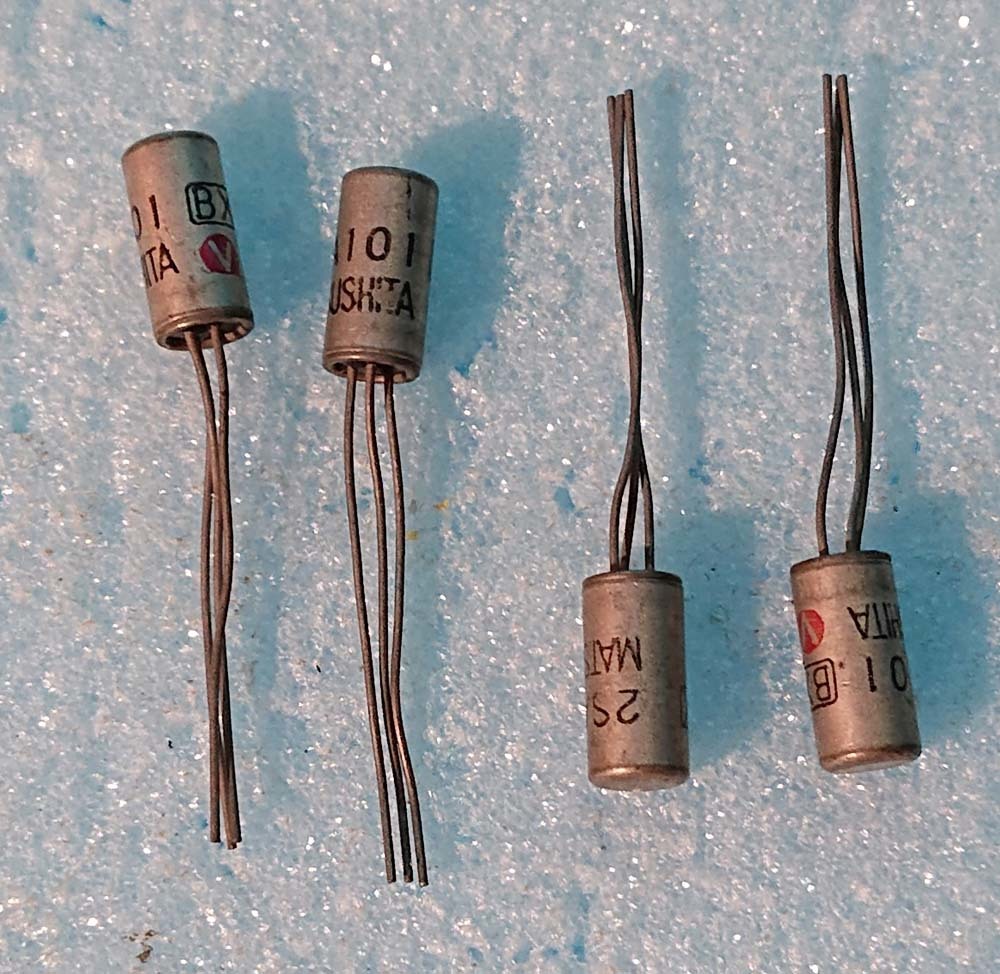  Matsushita RF OSC IF германий транзистор 2SA101 4 шт. комплект не использовался редкостный товар 