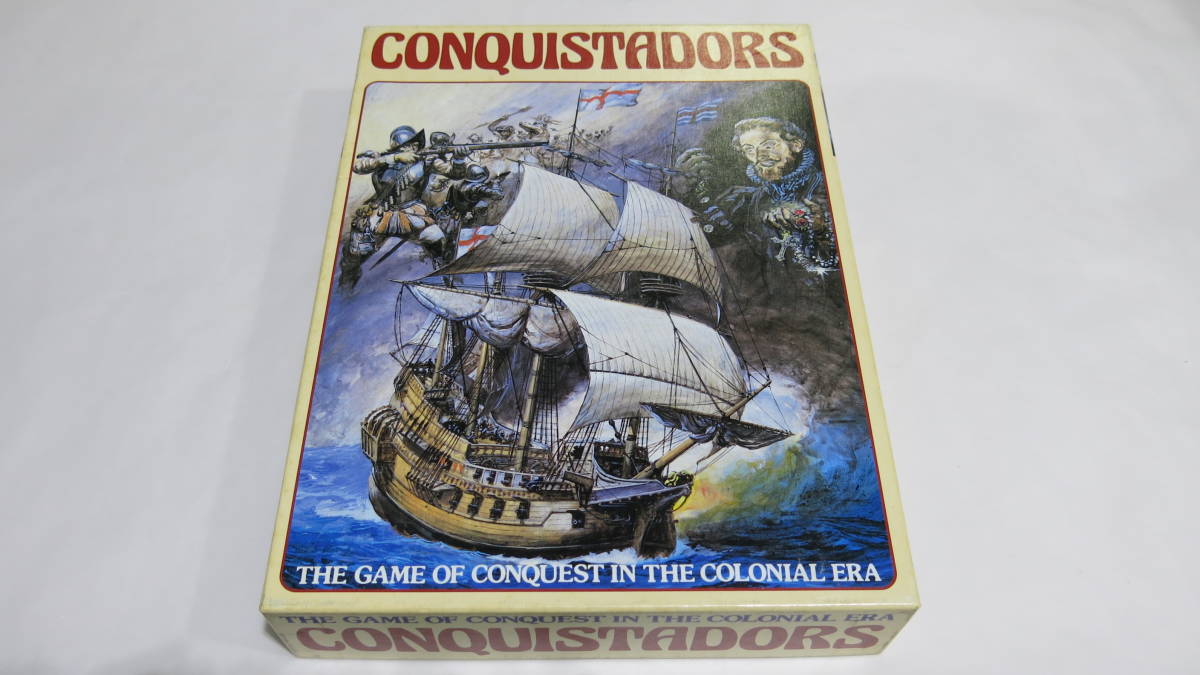 中古 CONQUISTADORS 大航海時代 HG-113 THE GAME OF CONQUEST IN THE COLONIAL ERA ツクダホビー ボードゲーム ウォーゲーム　検品済み