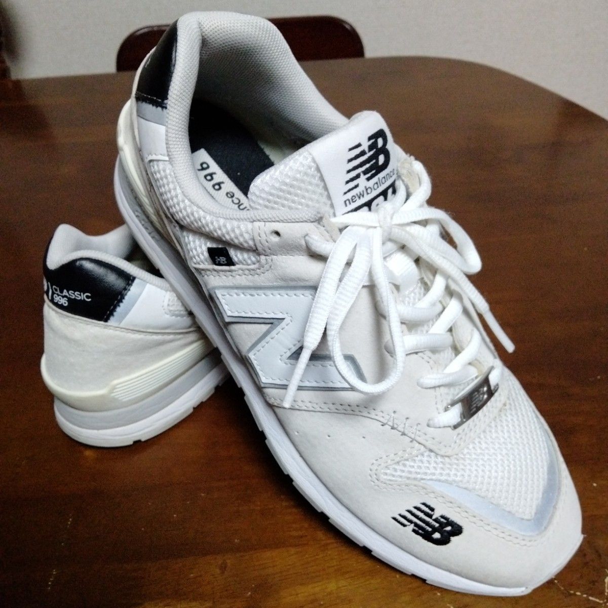 New Balance996　ニューバランス996　CLASSICスニーカー　シューズ　ホワイト　24cm　レディース　キッズ