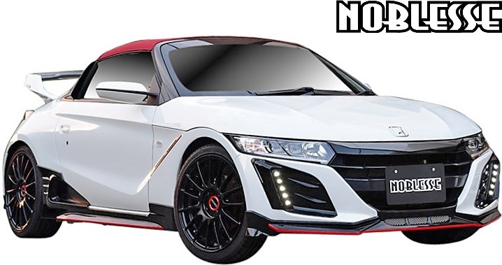 【M's】HONDA S660 (2015.4-2022.3) NOBLESSE 可変式 リア ウイング ／／ FRP 未塗装 ノブレッセ エアロパーツ リヤ ウイング S660-RW-010_画像7