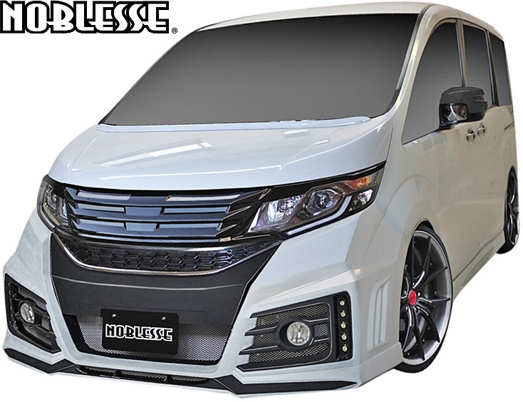 [M\'s]HONDA RP Stepwagon Spada предыдущий период / поздняя версия (2015y-) NOBLESSE задний диффузор || ABS не крашеный Noblesse RPST-RD1-000