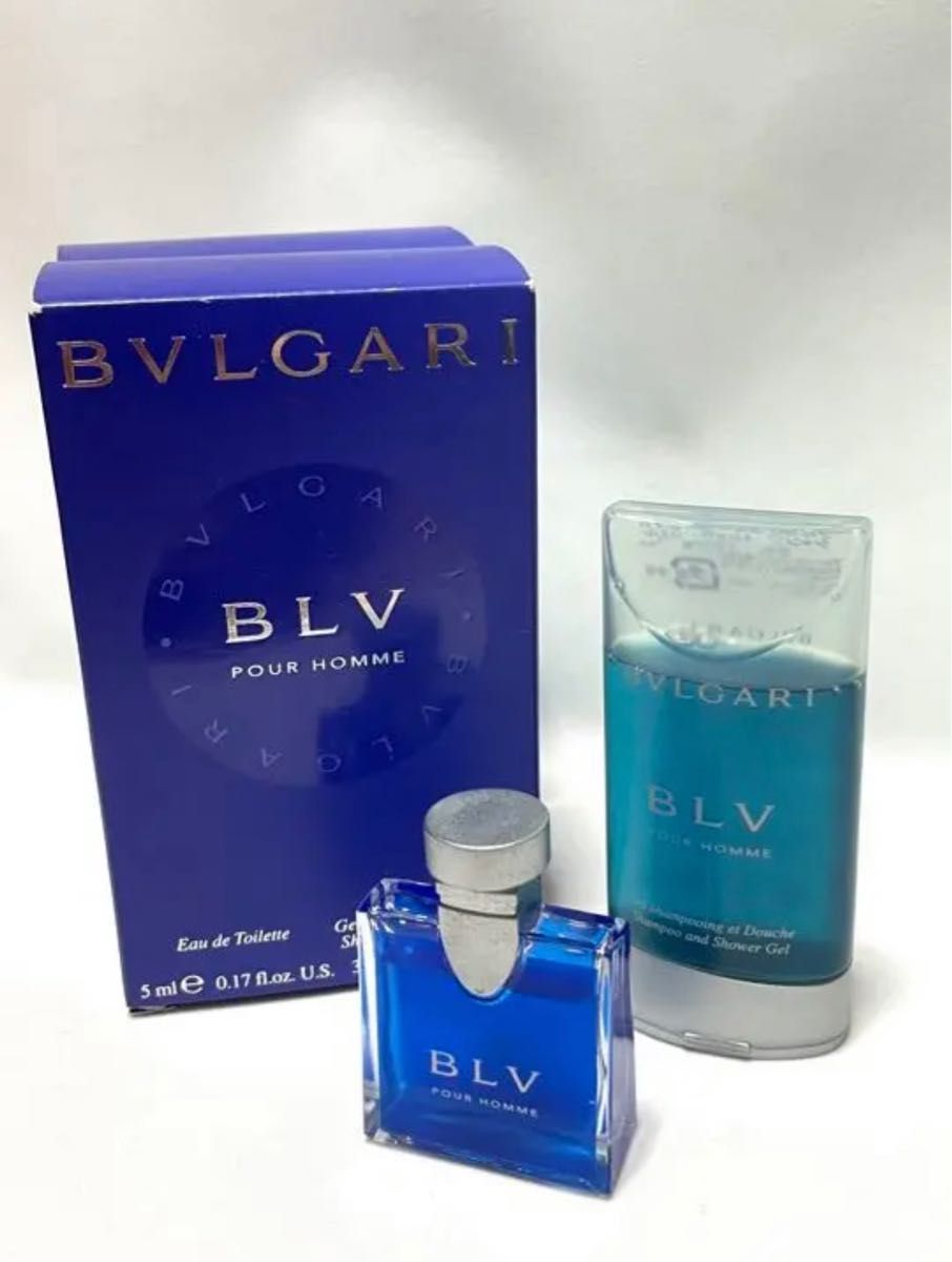 【希少】【未使用品】BVLGARI ブルガリ ブルー プールオム ミニチュアセット