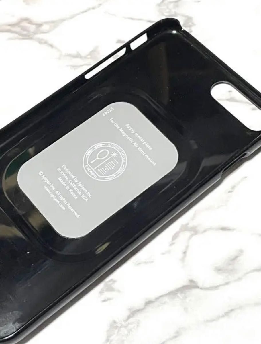 【最安値】【美品】Spigen iPhone 7plus用ケースSlim design for perfect gripブラック