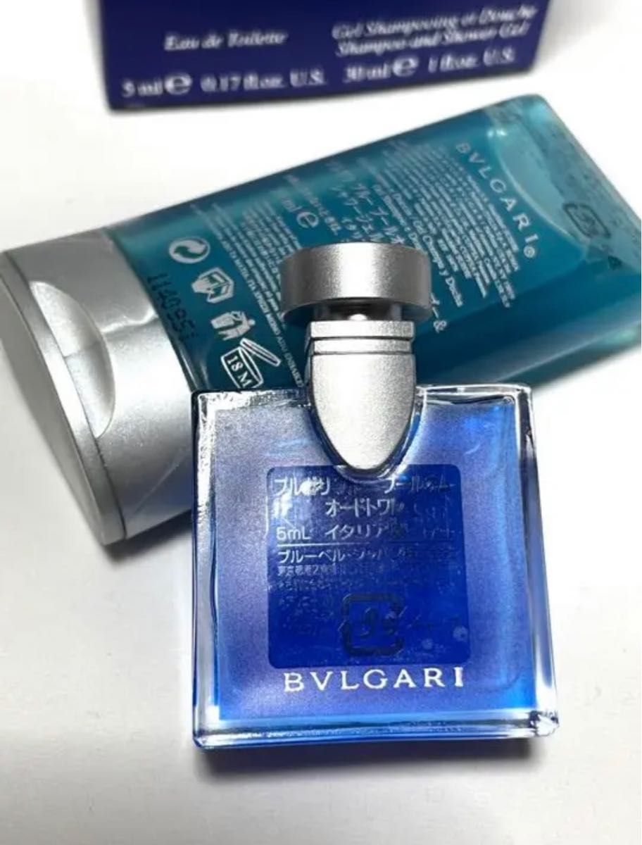 【希少】【未使用品】BVLGARI ブルガリ ブルー プールオム ミニチュアセット