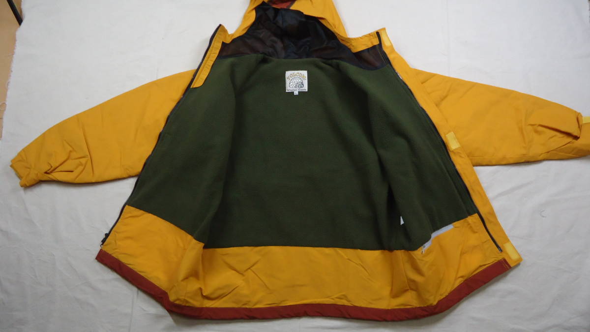 VOLCOM 旧モデル スノーボードウェア 106006 Vintage Volcom Winter Coat Snowboarding Jacket 黄/エンジ L 半額以下 70%off ボルコム 匿名_画像6