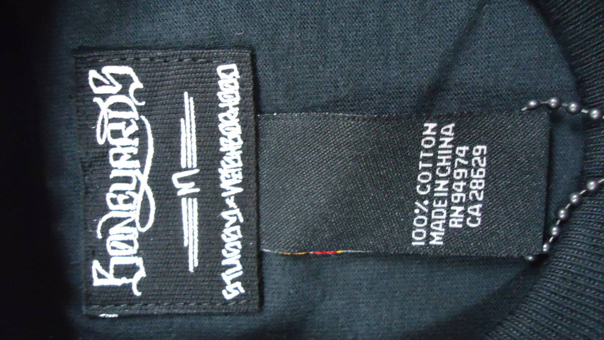 Stussy x Neighborhood Boneyards Yard Pocket Crew чёрный M новый товар Stussy Neighborhood футболка с длинным рукавом карман NY LA TOKYO LONDON