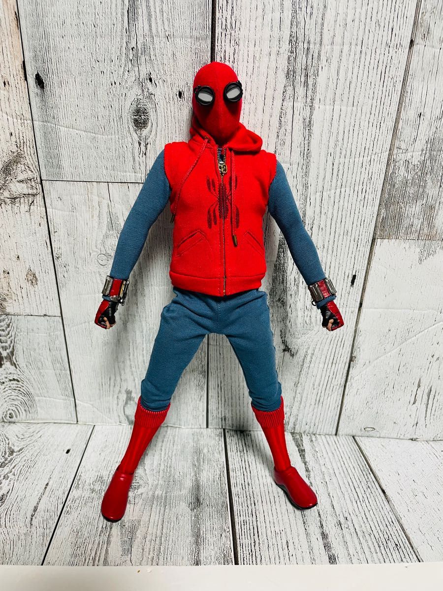 HOTTOYS ホットトイズ スパイダーマン ホームメイドスーツ ホームカミング 素顔パーツ