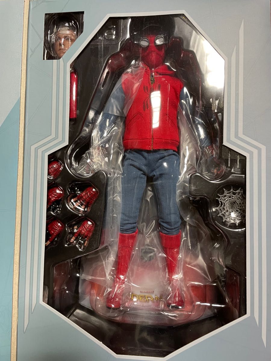 HOTTOYS ホットトイズ スパイダーマン ホームメイドスーツ ホームカミング 素顔パーツ