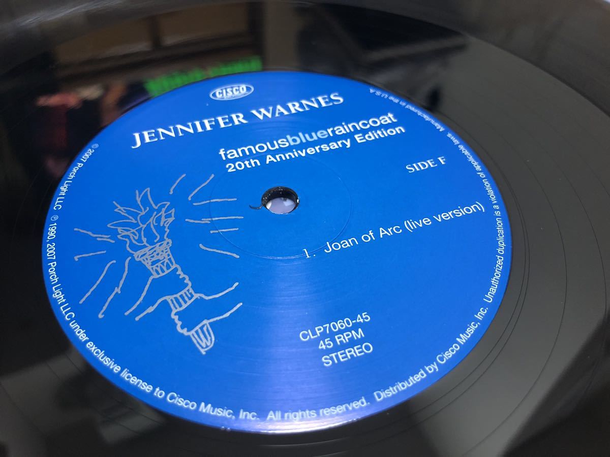 おトクセール！ Cisco Music Jennifer Warnes Famous Blue Raincoat 超高音質 rare Limited 45rpm 3LP 貴重 numbered 限定盤 Tas Listed_画像10