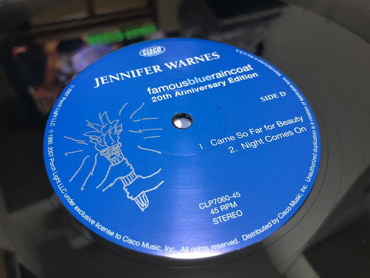 おトクセール！ Cisco Music Jennifer Warnes Famous Blue Raincoat 超高音質 rare Limited 45rpm 3LP 貴重 numbered 限定盤 Tas Listed_画像8