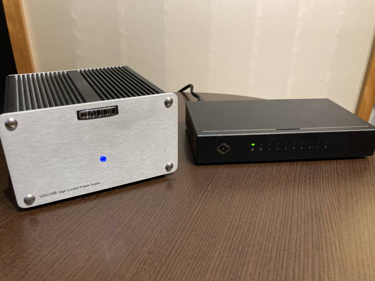 Silent Angel Bonn N8 オーディオグレードネットワークスイッチ ＋ CIAudio VDC-SB 強化電源 