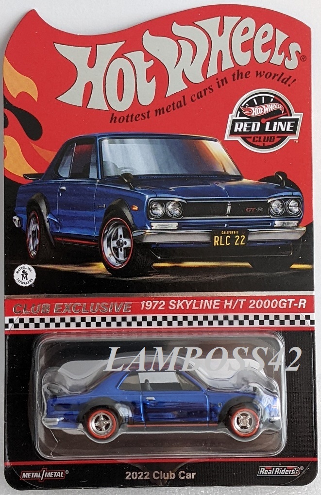 ホットウィール1972 Skyline HT 2000GT-R ハコスカ-