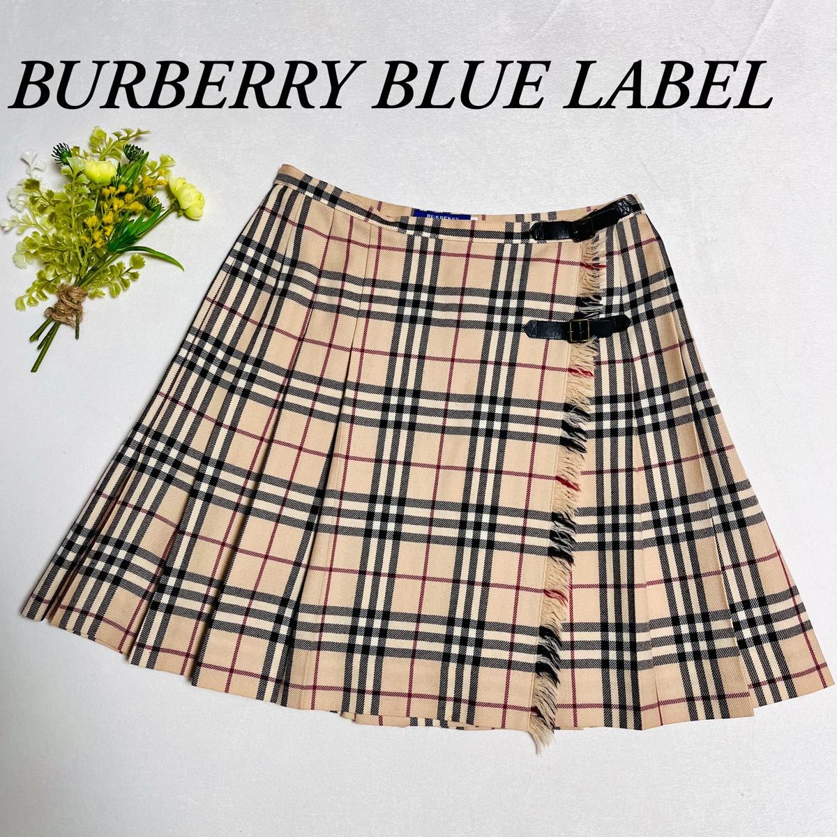 バーバリー Burberry ノバチェック スカート Sサイズ 美品です。-