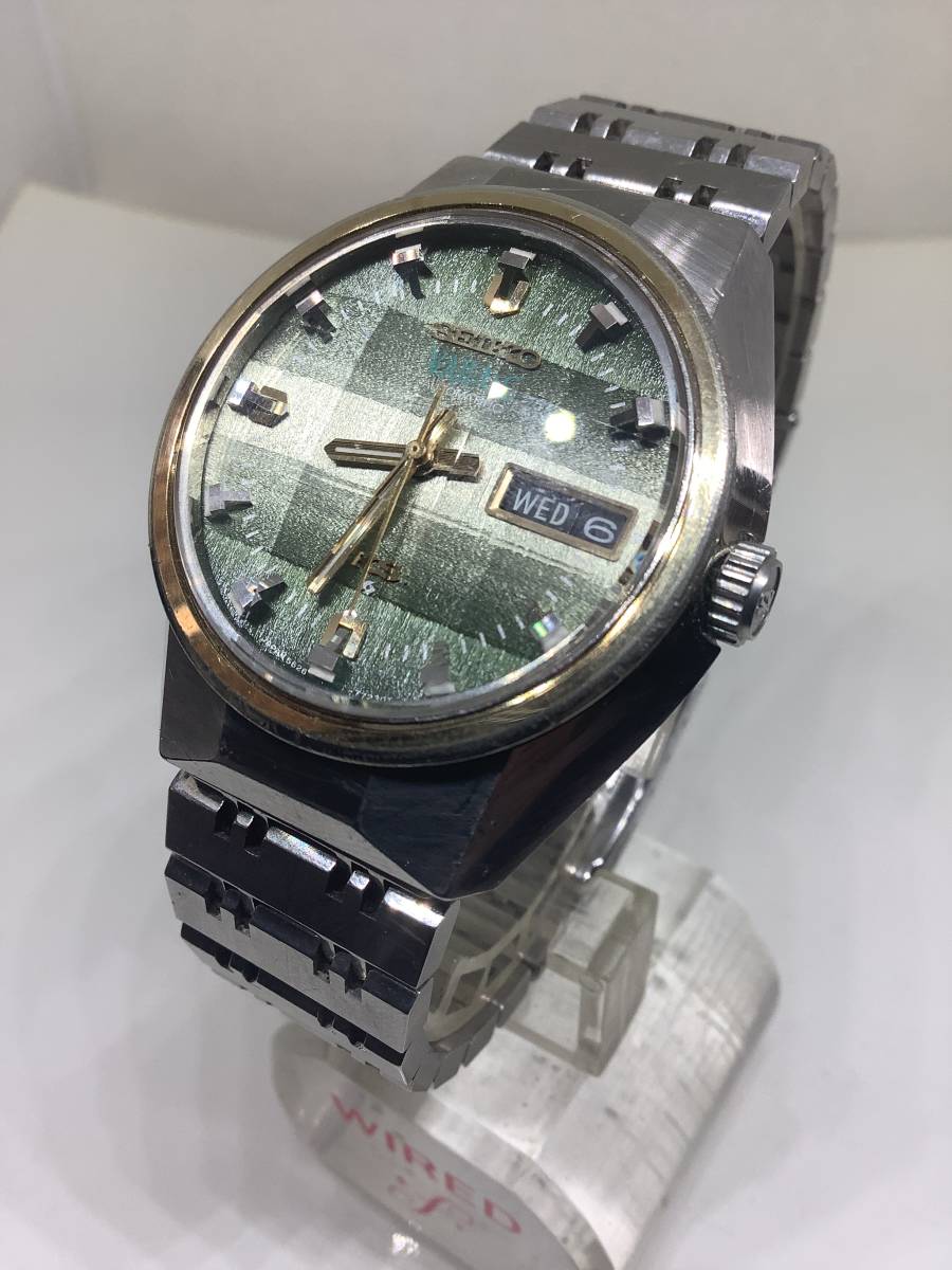 11011)キングセイコーバナック 稼働品 純正ベルト グリーン文字 11011)キングセイコーバナック 稼働品 純正ベルト グリーン文字