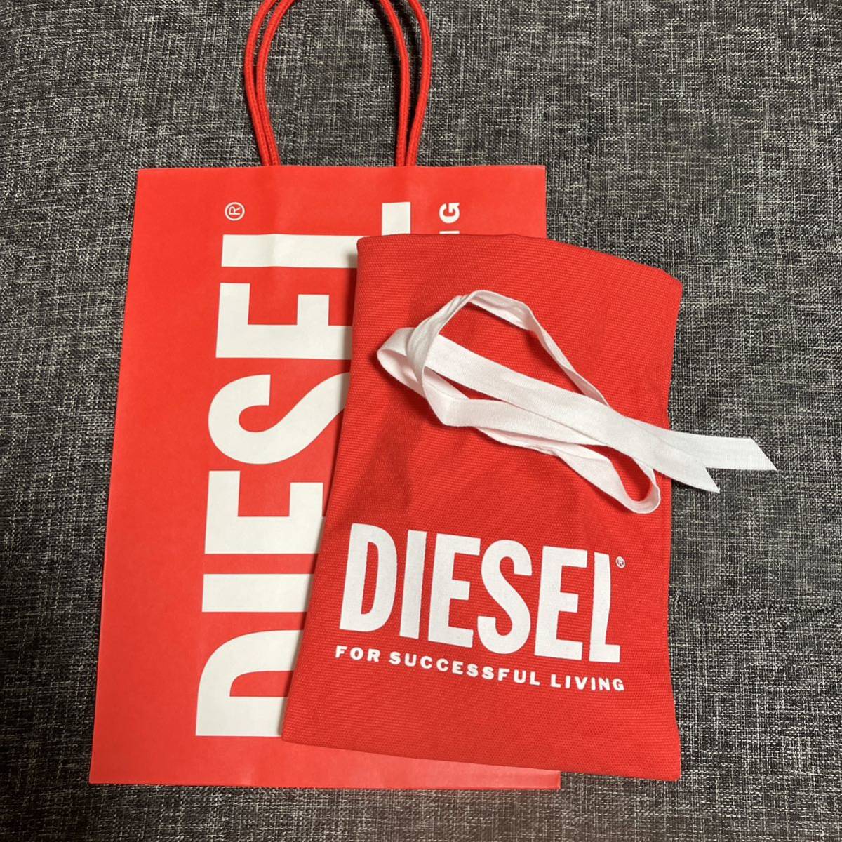 DIESEL ディーゼル ショッパー 手提げ袋 ラッピング プレゼント-