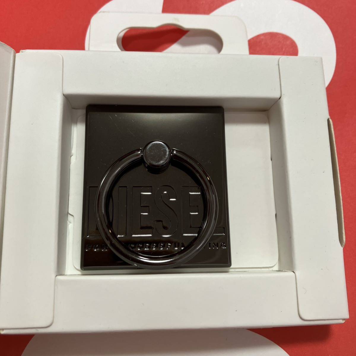  diesel DIESEL smartphone ring van ga- ring black new goods Valentine gift present 