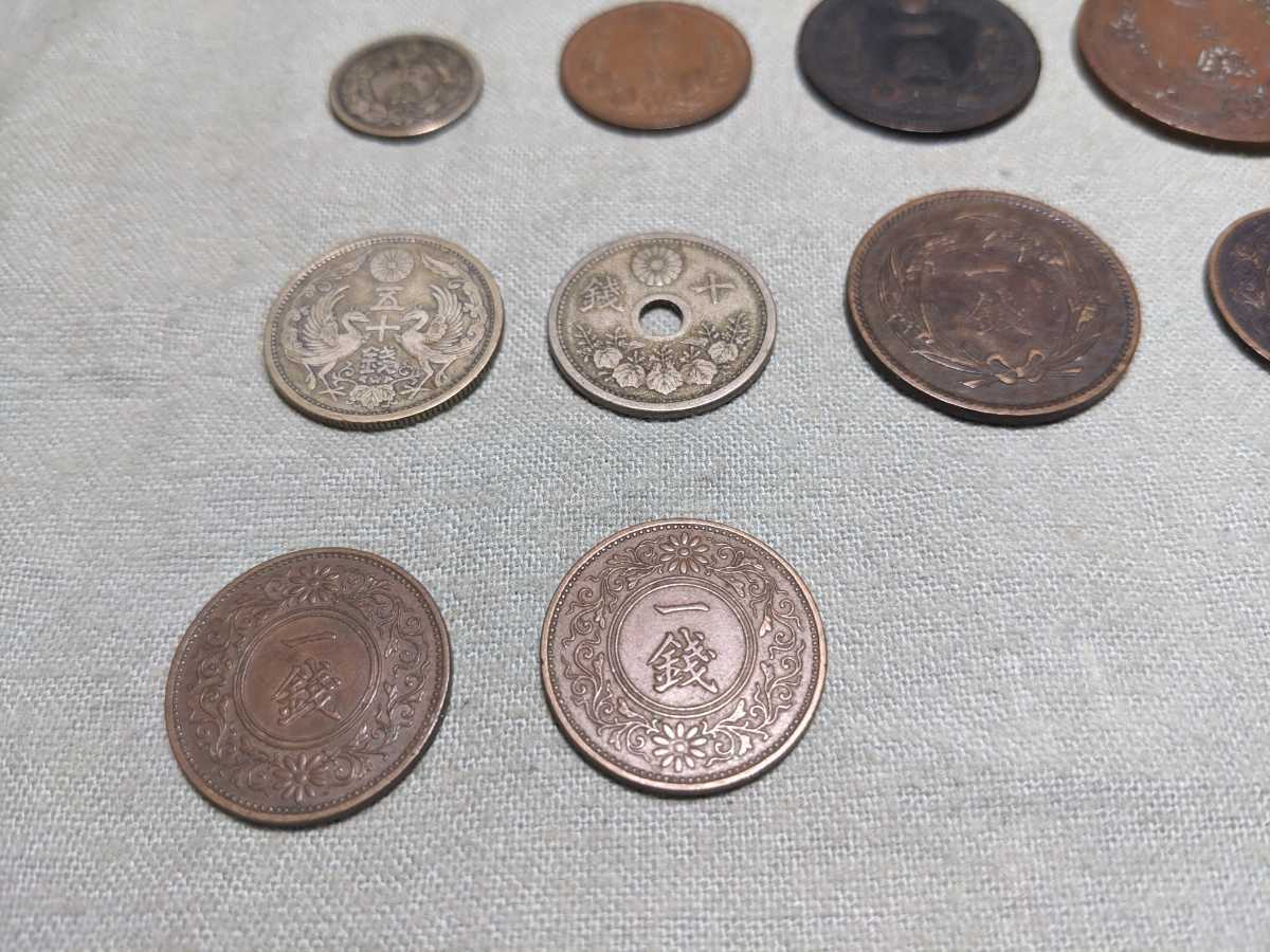 美品! 1銭、10銭硬貨5種類-