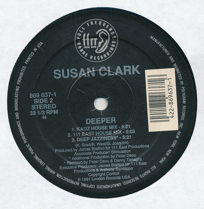 SUSAN CLARK / DEEPER /US盤/中古12インチ!!41151_画像4