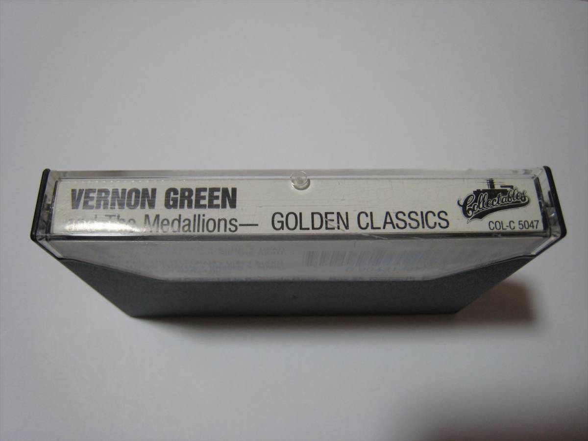 【カセットテープ】 VERNON GREEN AND THE MEDALLIONS / GOLDEN CLASSICS US版 ヴァーノン・グリーン_画像3