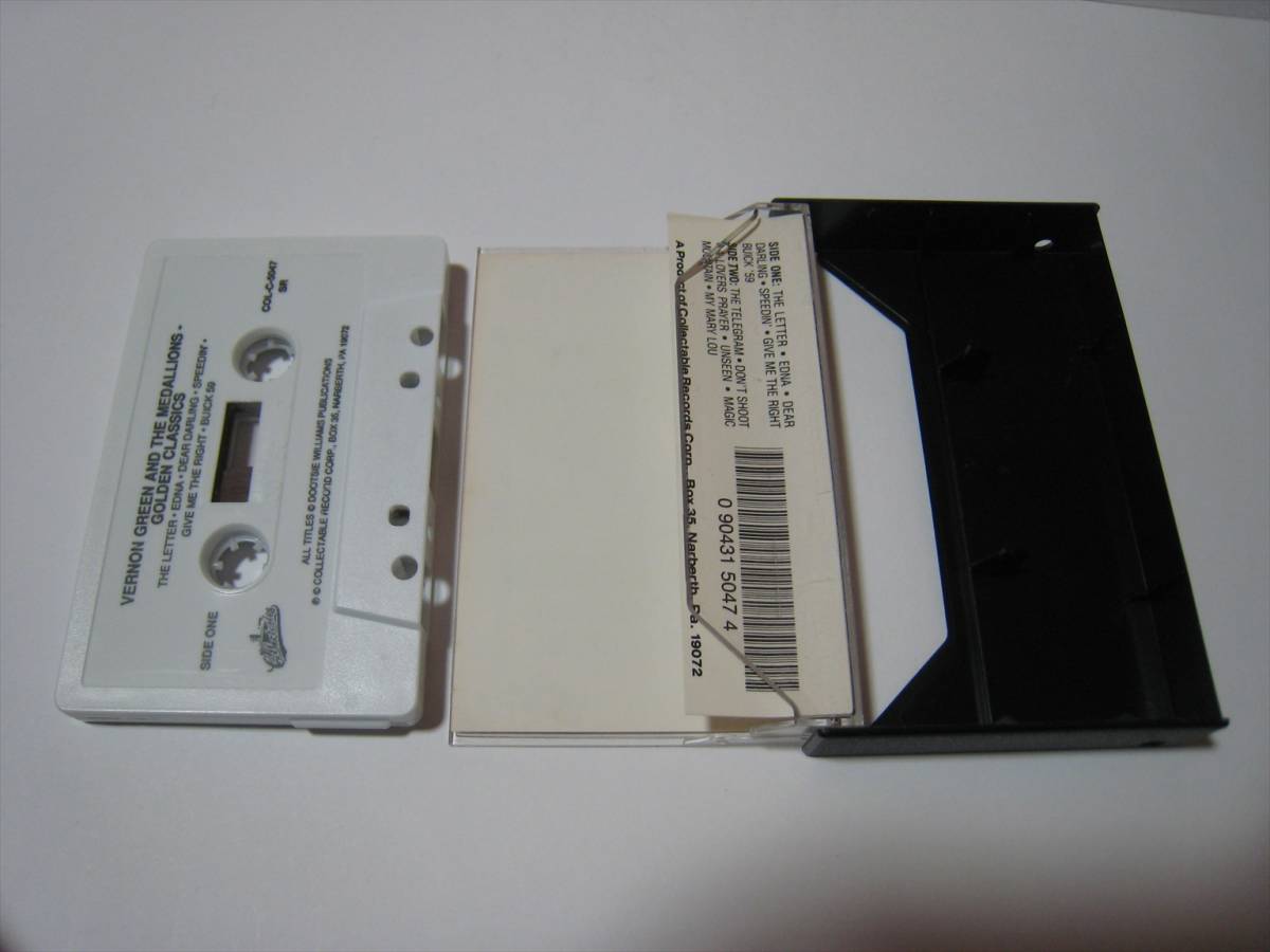 【カセットテープ】 VERNON GREEN AND THE MEDALLIONS / GOLDEN CLASSICS US版 ヴァーノン・グリーン_画像4